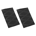 Miniatyrbillede 2 af 8: 2 ST Tennisracket Grip Tape Varmekrympbar polyolefinracket overgreb til horisontal racket Sport Sort