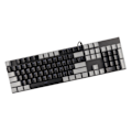 Miniatyrbillede 3 af 8: 104 Tasters Mekanisk Gaming Tastatur 28 Baggrundslys Tilstande Blå Kontakt Plug and Play RGB Kablet Computertastatur til Windows til Linux Sort Grå