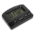Miniatyrbillede 5 af 8: Køkkenur Høj lydstyrke Tid op og nedtælling Magnetisk design Multifunktionelt digitalt ur Timer Sort