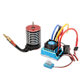 Pikkukuva 2 / 8: RC Harjaton Moottori ESC Set Ammattimainen Vedenpitävä Korkea Vääntö 3650 Harjaton Moottori 120A ESC Combo Set RC Autoon 3600KV
