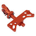 Miniatyrbilde 5 av 8: RC tilhengerkrokfeste Aluminiumslegering Justerbart tilhengerkrokfeste for SCX6 1/6 RC Bil Oransje