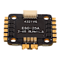 Miniatyrbild 3 av 8: HAKRC 25A RC Quadcopter Speed ​​Controller PCB 4 i 1 Drone ESC för FPV Flying Machine Black