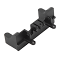 Miniatyrbillede 5 af 8: RC Servo Stativmonteret Aluminiumlegering Styretøj Servomonteringsbeslag til Axial 1/18 UTB18 Capra Unlimited Trail Car Sort