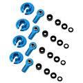 Miniatyrbilde 2 av 8: Link Rod End Kuleledd RC Reservedeler Tilbehør for 1-10 ECX 2 Wheel Drive RC CarBlue ECX1038B