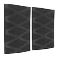 Miniatyrbillede 4 af 8: 2 ST Tennisracket Grip Tape Varmekrympbar polyolefinracket overgreb til horisontal racket Sport Sort