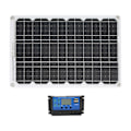 Miniatyrbild 4 av 8: Solpanelssats 18W 18V Monokristallin Solpanel 30A Dubbel USB 12V 24V Laddningskontroll för Camping RV