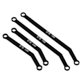 Miniatyrbillede 8 af 8: RC chassisled sæt aluminiumslegering RC nedre led til AXIAL 1/24 SCX24 erstatning sort