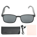 Miniatyrbillede 1 af 8: Smart Glasses X 13 Open Ear Style Smart Briller Lyt til musik Opkald Bluetooth 5.0 Audio Briller Sort