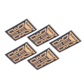 Miniatyrbilde 2 av 8: 5 stk. Mobilsignal-klistremerker PCB Svart Gull Mobilsignalforsterkning Klistremerker for Fjellklatring