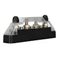 Miniatyrbillede 2 af 8: Power Distribution Terminal Block Batteri Bus Bar Sæt med 2 terminalskruer til Bil Båd Marine