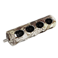 Miniatyrbillede 4 af 8: Buestabiliseringsmiddel til bueskydning 6 tommer aluminiumslegering gummidæmper Vibrationsreduktion Buestabilisator til compoundbuetilbehør camouflage