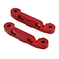 Miniatyrbilde 1 av 8: 2STK RC fremre og bakre armkode 37,5 mm sinklegering for SCY 16101 16102 16103 16201 1/16 RC bil rød