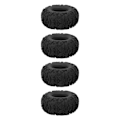 Miniatyrbillede 3 af 8: 4 stk. RC Crawler Dæk Fleksibel universel udskiftning RC Gummi Dæk Skin til 2,2 tommer store hjul