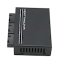 Miniatyrbilde 7 av 8: Ethernet Fiber Media Converter Single Mode Tx1310nm 10/100 Mbps RJ45 Port Media Converter 100‑240V EU-plugg