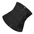 Miniatyrbillede 2 af 8: Taljetræning Polyester Lynlås Unisex Multifunktion Taljebind Wrap til Sport Sort XL