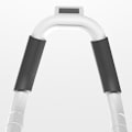 Miniatyrbilde 4 av 5: Bærbar multifunksjon Timing Plank Trainer Push Up Board med Timer Treningsutstyr som hjelper til med å bygge kjernestyrke Hvit