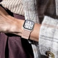 Pikkukuva 5 / 5: Sopii Apple Watch -rannekkeisiin, vapaasti säädettävät magneettirannekkeet, Apple Watch SE 10. sukupolvi luumu kukka Ultra -kellorannekkeet pink 38/40/41/42 mm