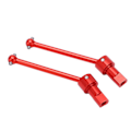 Miniatyrbillede 1 af 8: 2 stk. forreste bageste drivaksel aluminiumslegering RC CVD forreste bageste drivaksel til Traxxas Latrax Teton 1/18 bil