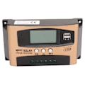 Miniatyrbilde 2 av 8: Solar Charge Controller MPPT Solar Charge Controller Solpanelregulator med LCD-skjerm Parameter Justerbar Gull 100A
