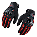 Miniatyrbild 6 av 8: Full Finger Touch Screen Motorcykel Handskar Andas Touchscreen Handskar med Full Hand Red