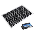 Miniatyrbild 6 av 8: Solpanelssats 18W 18V Monokristallin Solpanel 30A Dubbel USB 12V 24V Laddningskontroll för Camping RV
