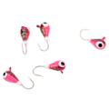 Miniatyrbillede 7 af 8: 5 stk. Vinterisfiskeri Jigs Kit til basaborre Crappie Micro Isfiskekroge lokker 4MM