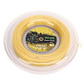Miniatyrbilde 2 av 8: 1,25 mm tennisracketstreng med doble riflede mønstre Beat-resistent polyester tennissnor for tenåring 200M gullgul