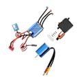 Pikkukuva 5 / 8: 2435 4800KV harjaton moottori 25A ESC 2,2 kg servo RC harjaton moottori 1/16 1/18 RC autoon