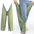 Miniatyrbilde 5 av 8: Regnbukser Vanntette lette nylon Anti-skli Justerbare multifunksjonelle regntette bukser Cyan