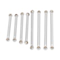 Miniatyrbild 6 av 8: RC Rod Linkage Kit CNC aluminiumlegering Lättvikts RC Suspension Links Set för Traxxas 1/18 RC Car Silver