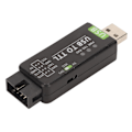 Miniatyrbild 5 av 8: USB till TTL-omvandlare FT232RL-chip Flera skyddskretsar Industriell USB till TTL-omvandlare för flera system Svart