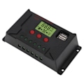 Miniatyrbild 8 av 8: Solar Controller PWM 12V 24V Automatisk anpassning LCD-skärm USB-port Solar Regulator 40A