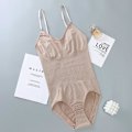Miniatyrbilde 2 av 6: Bodysuit for kvinner, magekontroll, sexy, ermeløse topper, shapewear, kroppsformer for kvinner, justerbare spaghettistropper, tanktopp skin colour XL