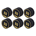 Pikkukuva 5 / 8: 6 kpl Pool Cue Tips Ammattimaiset monikerroksiset biljardipool-cue-tipsit Vaihto pool-cue- ja snooker-keppeihin 14mm SS
