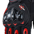 Miniatyrbild 8 av 8: Full Finger Touch Screen Motorcykel Handskar Andas Touchscreen Handskar med Full Hand Red