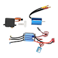 Pikkukuva 7 / 8: 2435 4800KV harjaton moottori 25A ESC 2,2 kg servo RC harjaton moottori 1/16 1/18 RC autoon
