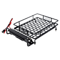 Pikkukuva 3 / 8: RC CAR TACH RACK Musta Rauta Kestävä RC Kattoteline 8 LEDillä Valkoinen Valo
