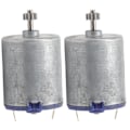Miniatyrbillede 1 af 8: 2 stk. RC bilmotor 150 motor RC bil elmotor erstatning for AE86 RC bil Sølv