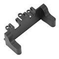Miniatyrbillede 8 af 8: RC Servo Stativmonteret Aluminiumlegering Styretøj Servomonteringsbeslag til Axial 1/18 UTB18 Capra Unlimited Trail Car Sort