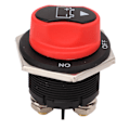Miniatyrbillede 2 af 8: 12‑32V Batteri Afbryderkontakt 2 Positioner Mini Batteri Tænd/Sluk Kontakt med 6AWG Kabel til Bil RV Yacht