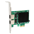Miniatyrbillede 2 af 8: 1000M Gigabit Ethernet Netværkskort Dobbelt RJ45 Port 10/100/1000Mbps PCI Express Netværksadapter til Windows