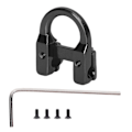 Miniatyrbillede 2 af 8: Bueskydning Metal D-løkke U-form Ring Metal D-ring Bueskydning Jagt Målskydning Beskyttelse Hjælpemiddel Tilbehør Sort