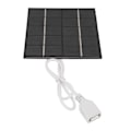 Pikkukuva 1 / 8: 1,2 W 5 V Mini USB -aurinkopaneeli, kannettava kevyt polykiteinen silikoni pieni aurinkopaneeli matkapuhelimelle