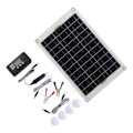 Miniatyrbillede 5 af 8: 50W solpaneloplader Monokrystallinsk silicium 30A Charge Controller Solpanelsæt til RV marinebåd