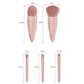 Miniatyrbillede 5 af 5: 5 stk. Makeupbørster Bløde Tykke Hår Skønhedsværktøjer Bærbar Concealer Foundation Blush Blending