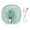 Pikkukuva 1 / 8: Pöytätuuletin Power säädettävä matalan melun latautuva Mini kannettava pystysuora riippuva tuuletin LED-valolla Mint Green