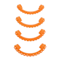 Miniatyrbild 8 av 8: 4st Propeller Guard Anti Collision Protection Ring för DJI Avata Drone Tillbehör Orange