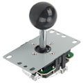 Miniatyrbillede 7 af 8: DIY USB Controller Computer Rocker Oval Ball Joysticks med Kontrol Chip til Arcade Spil Sort