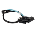 Miniatyrbilde 4 av 8: Mini SAS SFF 8087 til 8482 4 Serial ATA Grensesnitt Adapterkabel Strømoverføring Konverteringsledning 1 Meter / 3.3ft