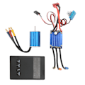 Miniatyrbild 6 av 8: 2435 4500KV borstlöst motorprogrammeringskort 25A borstlöst ESC för 1/16 1/18 RC-bil